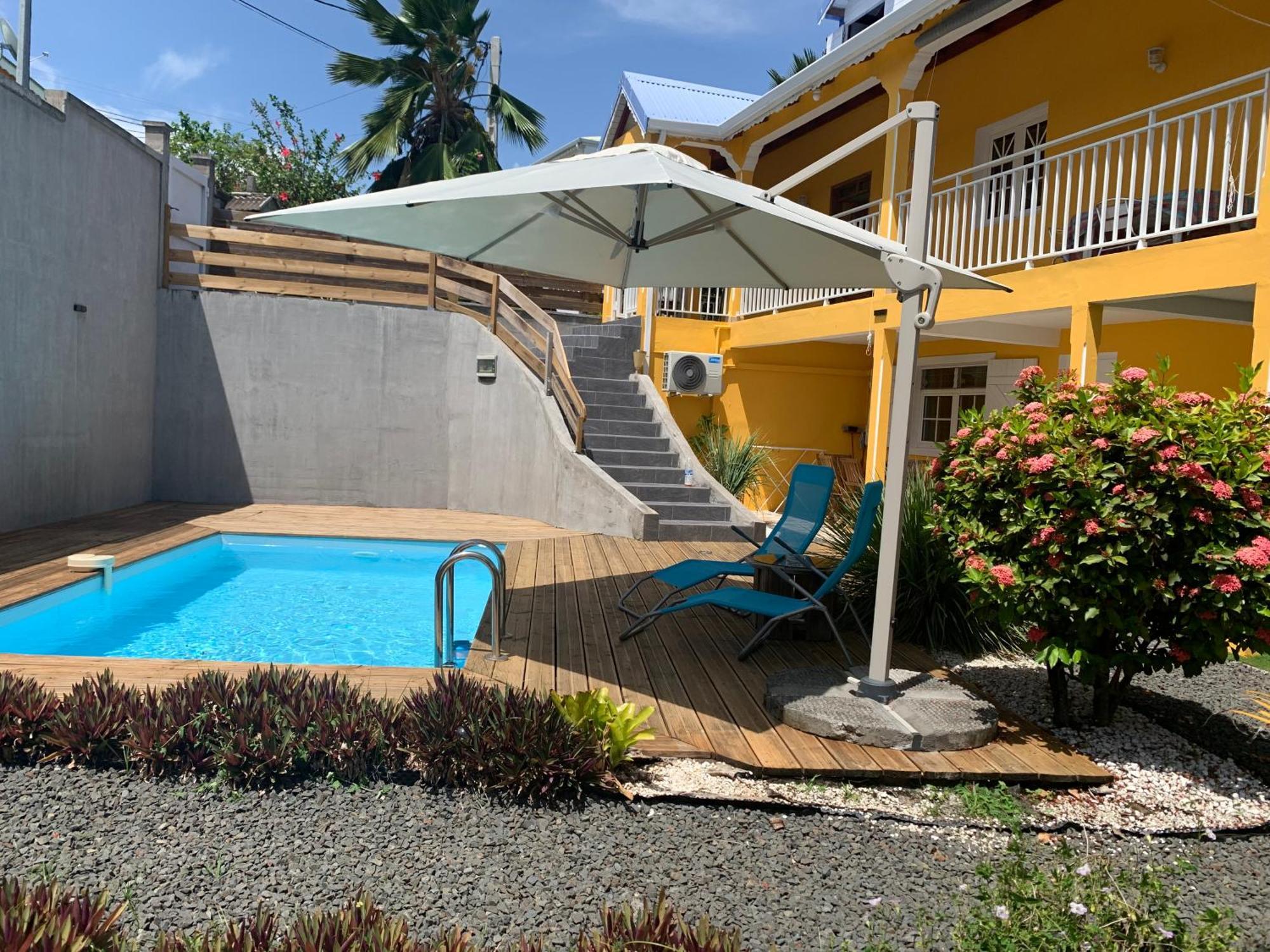Bas De Villa De 3 Chambres Et Spa Vieux Habitants Bagian luar foto